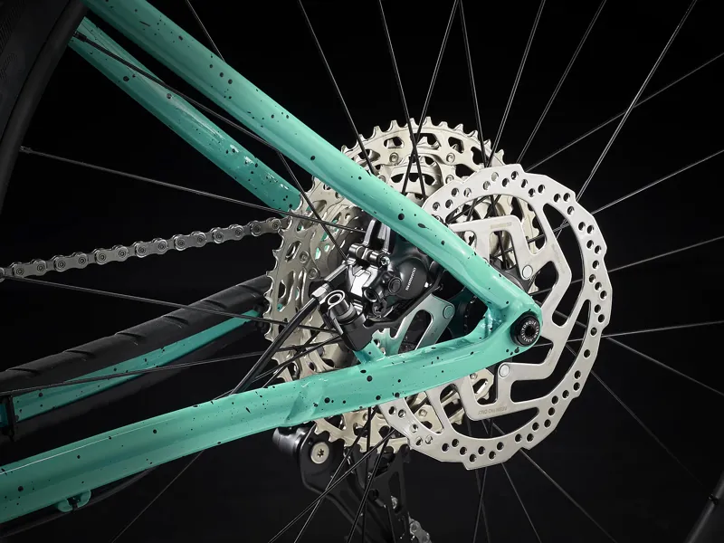 TREK Roscoe 7 Hardtail Mountain Bike in Miami Green and Trek Black-5